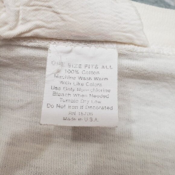 Vintage Listen Honey Top Womens One Size Made In USA Short Sleeve Single Stitch - Picture 6 of 13